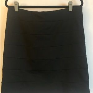 Black Bandage Mini Skirt